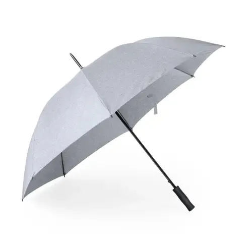 Paraguas automático antiviento gris jaspeado ref 20341 - 01