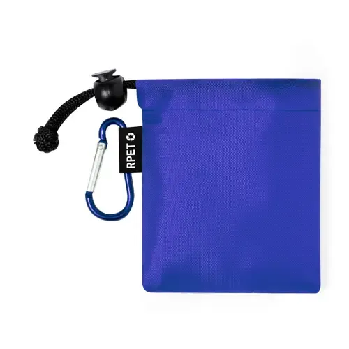 Poncho infantil RPET con funda y mosquetón ref 20346