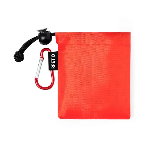 Poncho infantil RPET con funda y mosquetón ref 20346
