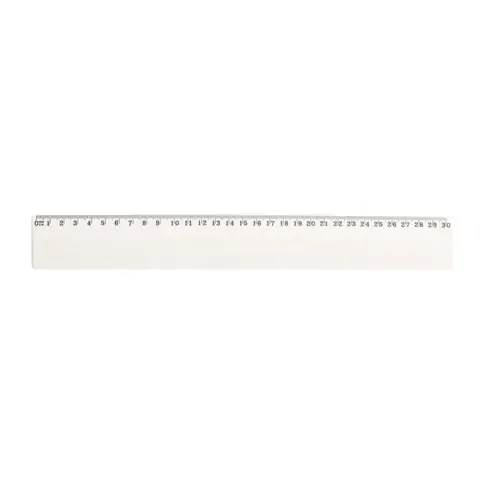 Regla sostenible de 30cm fabricada con caña de trigo ref 20379 - Natural