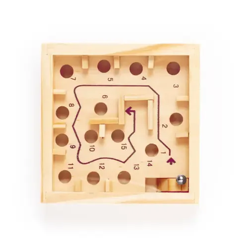 Juego de habilidad en madera supera laberinto ref 20402 - 04