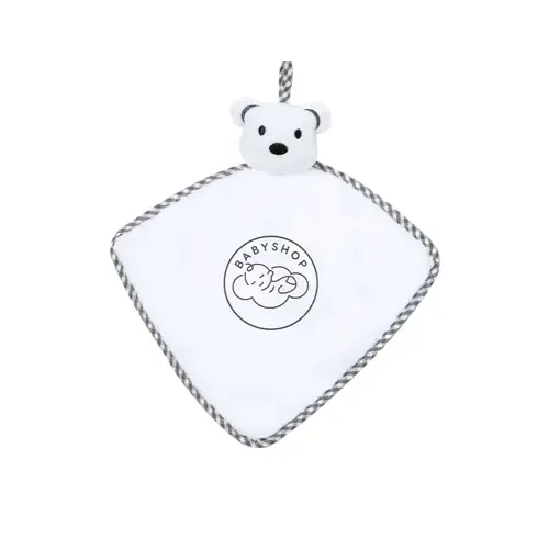 Doudou osito blanco diseño único y asa de transporte ref 20411 - 00