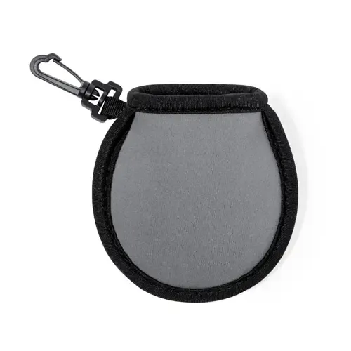 Funda limpiadora para pelotas de golf con paño interior ref 20426 - Gris