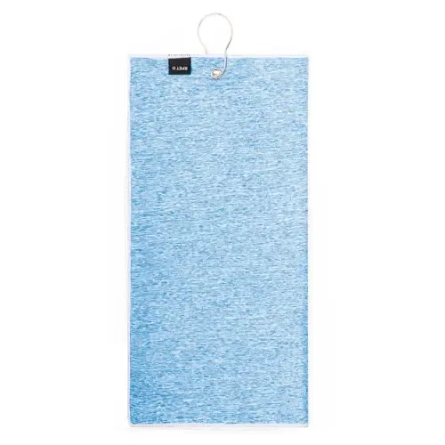 Toalla de golf RPET absorbente con mosquetón ref 20427 - Marino