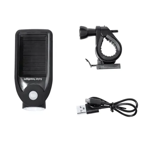 Luz de seguridad solar para bicicletas con 3 modos de luz ref 20437