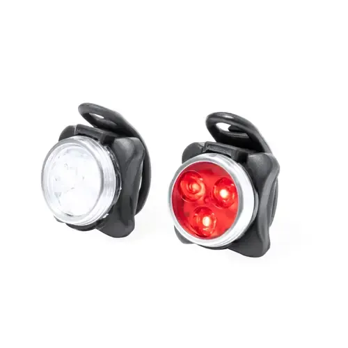 Kit de luces de seguridad recargables para bicicleta ref 20438 - 01