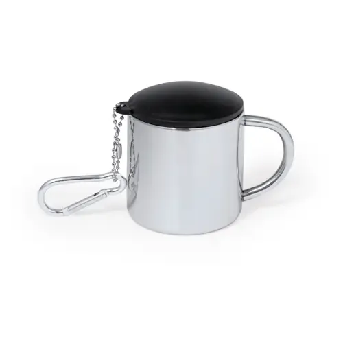 Taza doble pared acero inox con tapadera sellada ref 20457 - 02