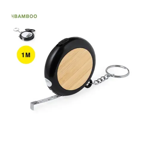 Flexómetro de bambú con multiherramienta y linterna ref 20471 - 00