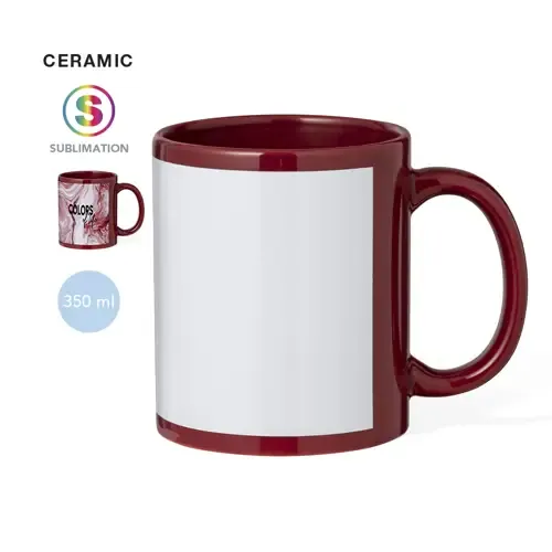 Taza de cerámica para sublimación personalizable ref 20509 - 00