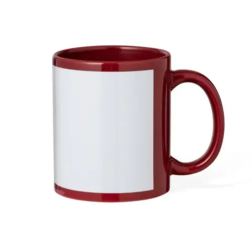 Taza de cerámica para sublimación personalizable ref 20509 - Burdeos