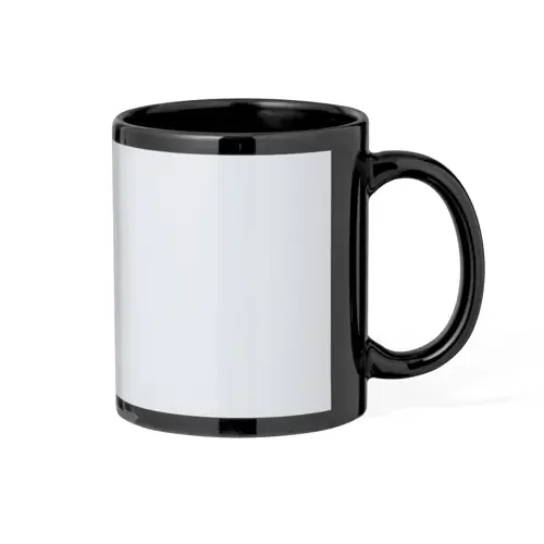 Taza de cerámica para sublimación personalizable ref 20509 - Negro