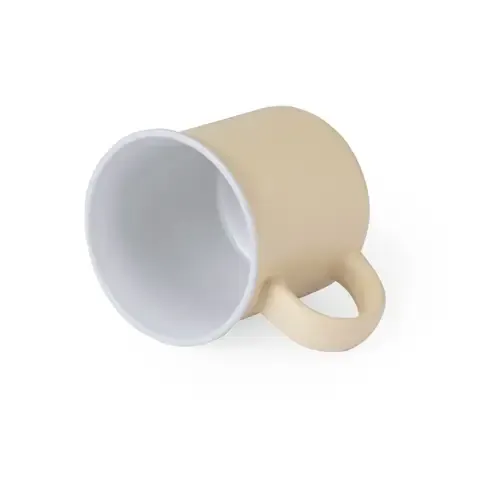 Taza de cerámica vintage con interior blanco ref 20519 - 02