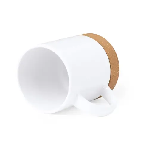 Taza de cerámica y corcho para sublimación ref 20522 - 03