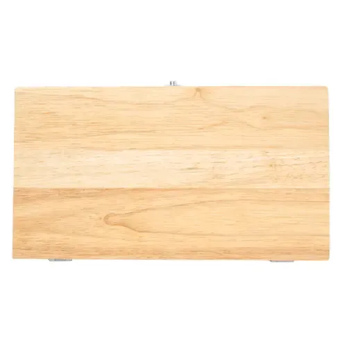 Set de cuchillos de madera y acero inox en estuche ref 20593