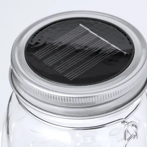 Lámpara Tarro Solar con 20 LEDs y Carga Solar ref 20609