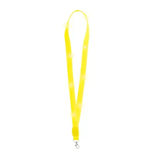 Lanyard Original con Luces LED y 3 Modos de Iluminación ref 20625 - Amarillo