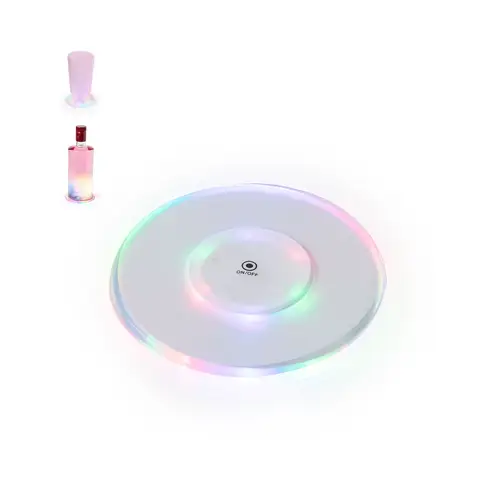 Posavasos LED Multicolor con 3 Modos de Iluminación ref 20630