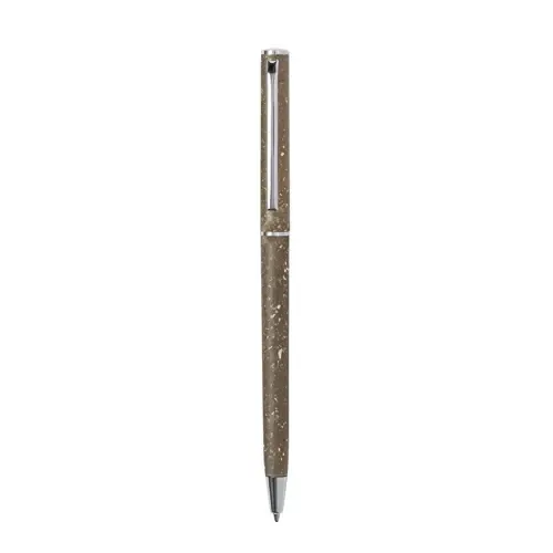 Bolígrafo ecológico de caña de azúcar con tinta azul ref 20641 - Natural
