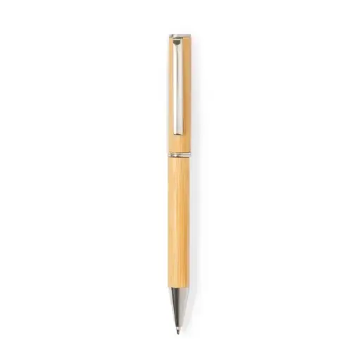 Bolígrafo de bambú ecológico con mecanismo giratorio ref 20643 - S C