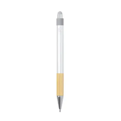 Bolígrafo de bambú y aluminio reciclado con carga jumbo ref 20661 - 02