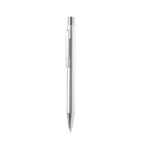 Bolígrafo de Aluminio Reciclado con Mecanismo Pulsador ref 20663 - Plateado
