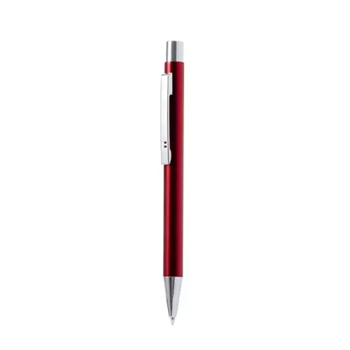 Bolígrafo de Aluminio Reciclado con Mecanismo Pulsador ref 20663 - Rojo