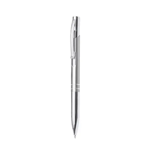Bolígrafo bicolor de mecanismo pulsador elegante ref 20668 - Plateado