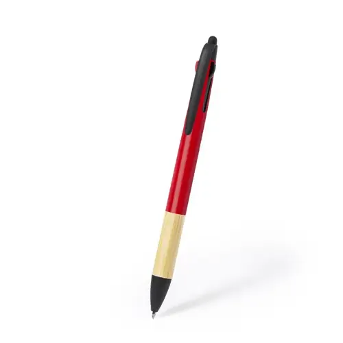 Bolígrafo Puntero de Bambú con Tinta en 3 Colores ref 20676 - 01