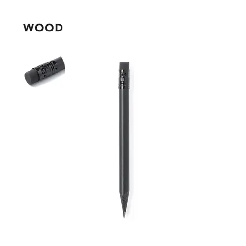 Lápiz de madera natural negro mate con punta afilada ref 20681