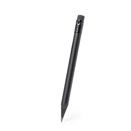 Lápiz de madera natural negro mate con punta afilada ref 20681