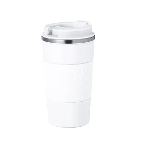 Vaso térmico de acero inox con dosificador ref 20701 - Blanco