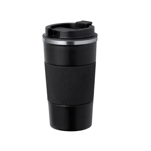 Vaso térmico de acero inox con dosificador ref 20701 - Negro
