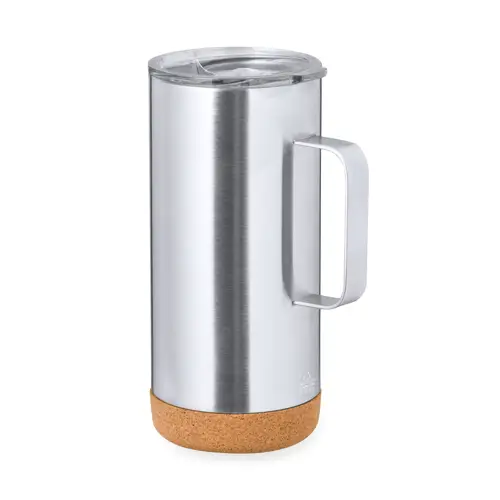 Taza térmica de acero reciclado con dosificador ref 20707