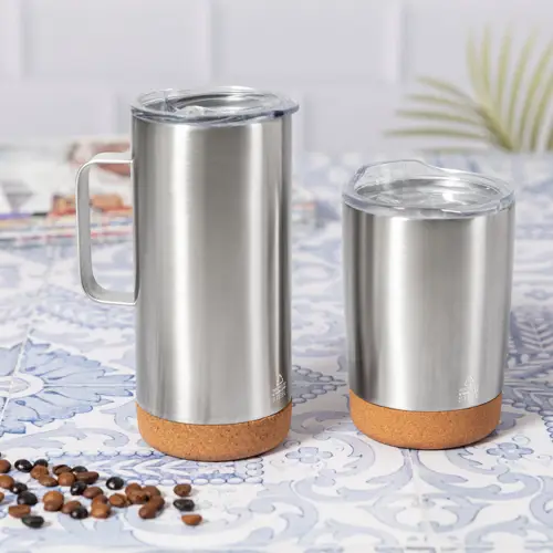 Taza térmica de acero reciclado con dosificador ref 20707