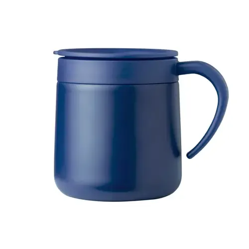 Taza térmica de acero inox con tapa dosificadora ref 20709 - Marino