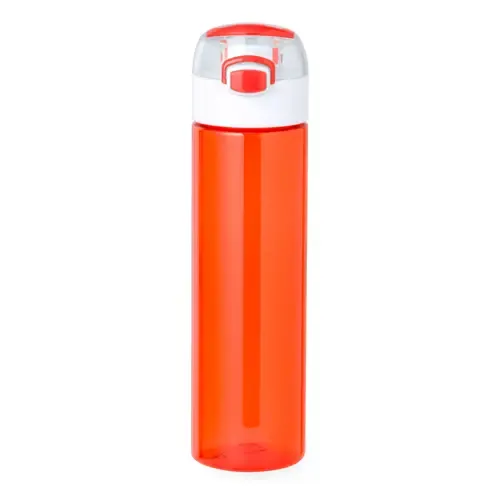 Bidón Tritan 650 ml con tapadera de fácil apertura ref 20725 - Rojo