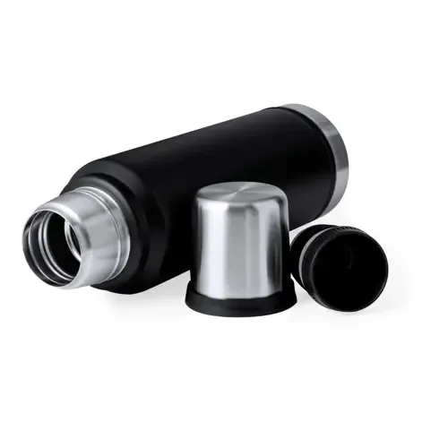 Termo de acero inox 1L con tapón vaso y asa ref 20730