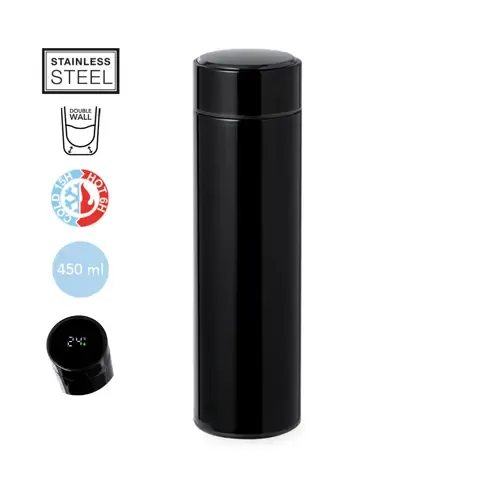 Termo Doble Pared con Medidor Temperatura Táctil ref 20731