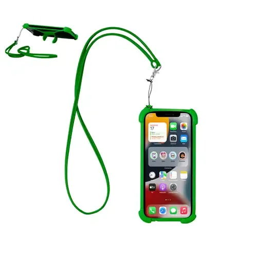 Lanyard de silicona con soporte para móvil ref 20747 - 00