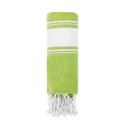 Pareo de toalla suave bicolor ideal para playa ref 20751 - Verde Claro