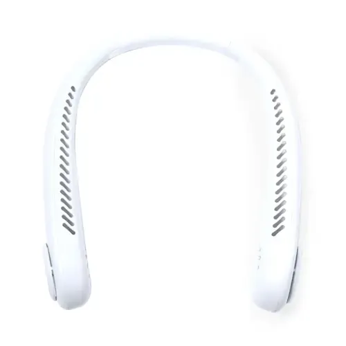 Ventilador portátil de cuello recargable con 3 velocidades ref 20767 - Blanco