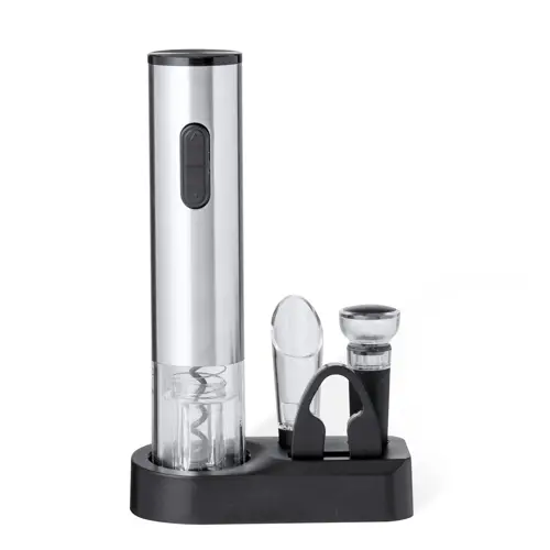 Set de vinos con sacacorchos eléctrico y 4 accesorios ref 20791