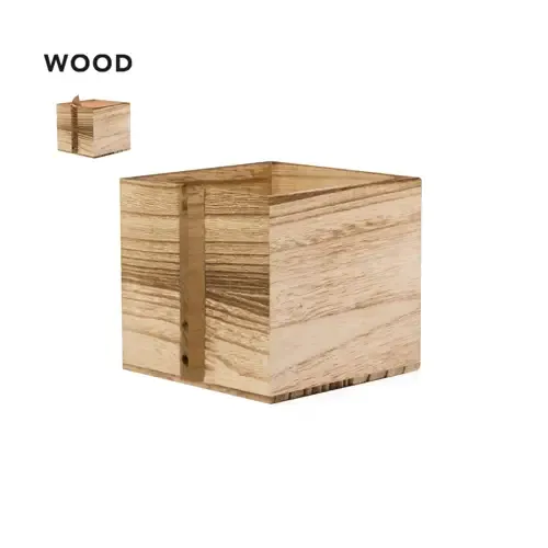 Servilletero de madera con ranura para fácil acceso ref 20817 - 00