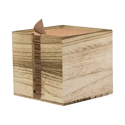 Servilletero de madera con ranura para fácil acceso ref 20817 - 01