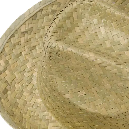 Sombrero de paja transpirable en verde natural ref 20823