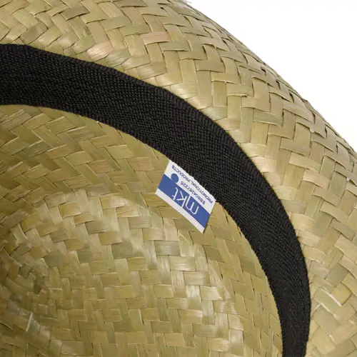 Sombrero de paja transpirable en verde natural ref 20823