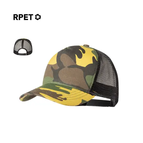 Gorra RPET de 5 paneles con diseño camuflaje ref 20825