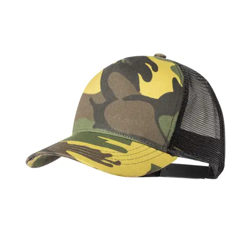 Gorra RPET de 5 paneles con diseño camuflaje ref 20825