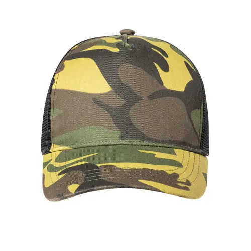 Gorra RPET de 5 paneles con diseño camuflaje ref 20825