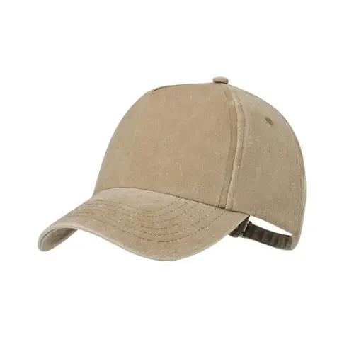 Gorra de 5 paneles con cierre ajustable ref 20839 - Marron
